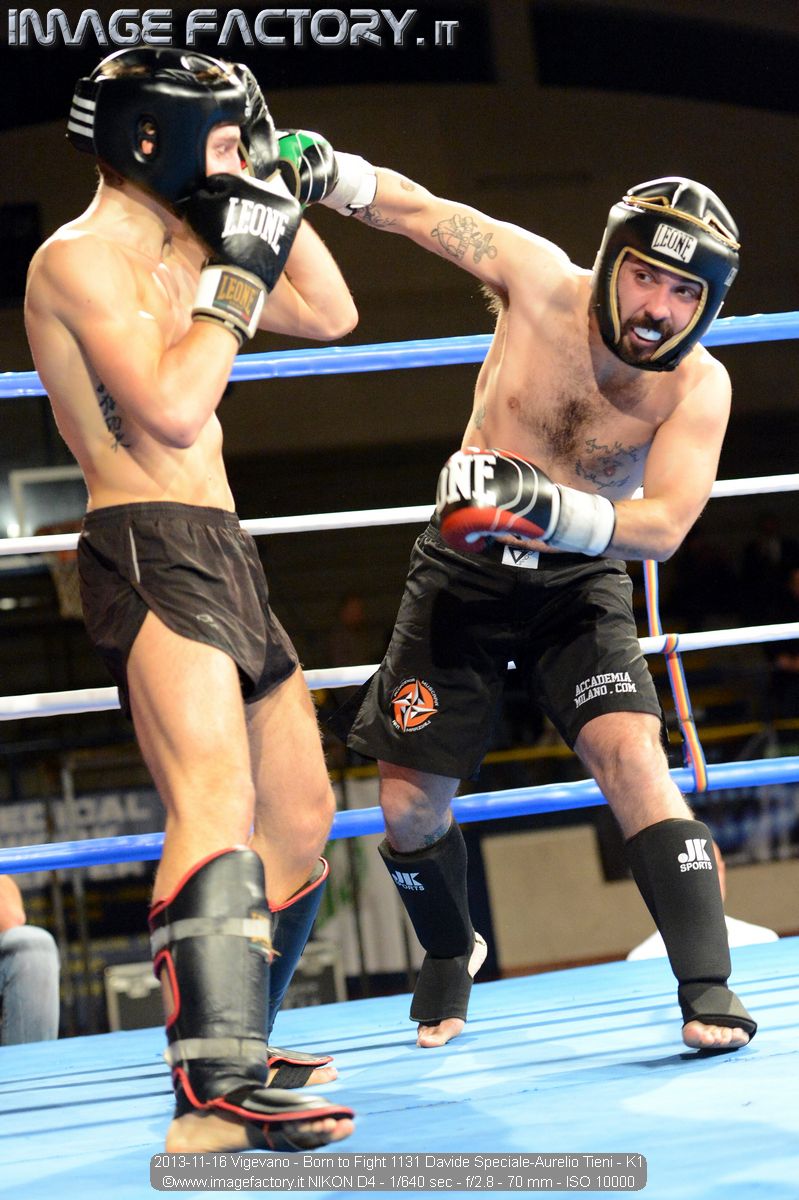 2013-11-16 Vigevano - Born to Fight 1131 Davide Speciale-Aurelio Tieni - K1